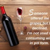 pill form wine memes